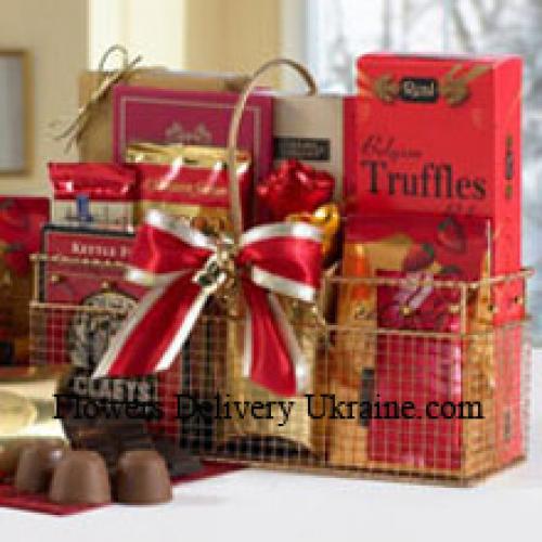 Yummy Assorted Chocolates Basket